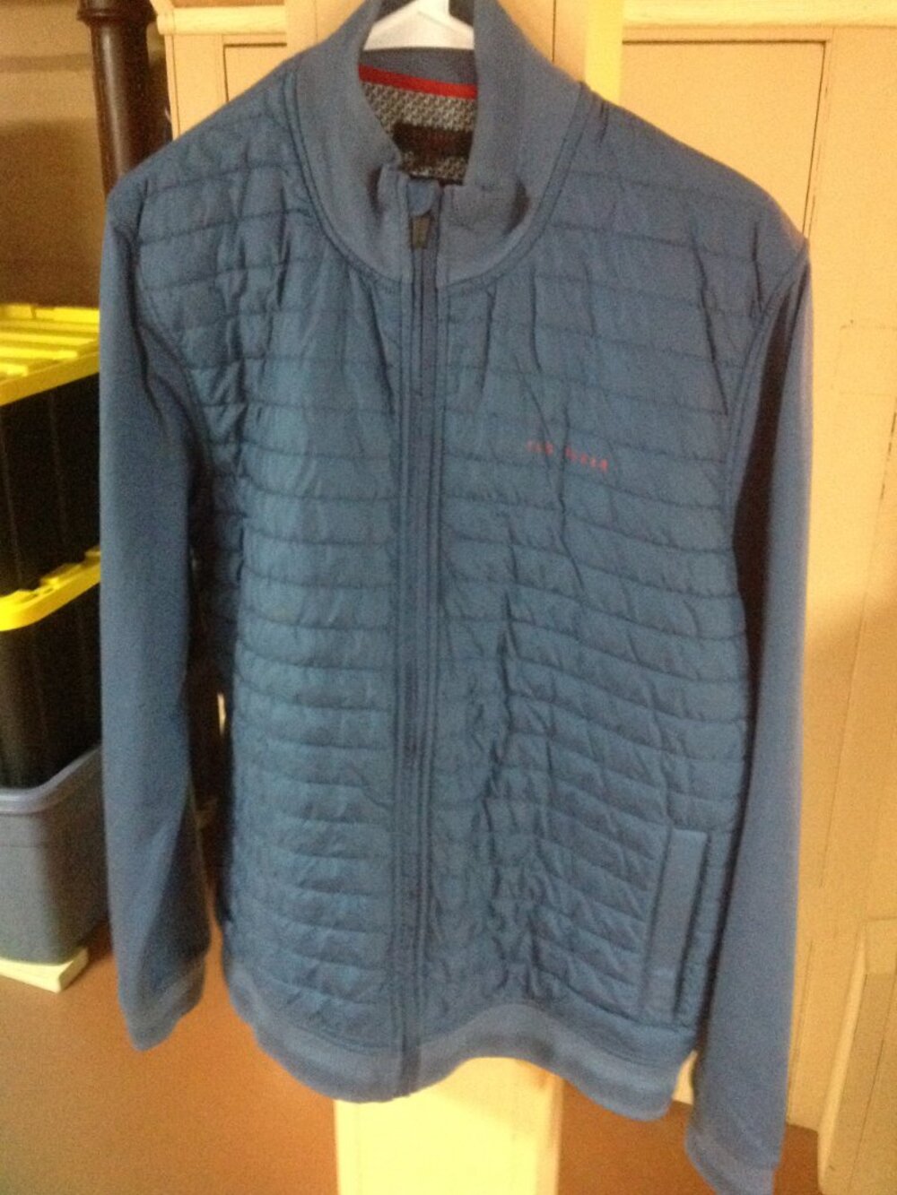 Ted Baker Men's Blue Light Weight Jacket - gently Used - Extra Large (5)